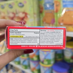 مسکن و تب بر ساشه ای تایلنول Tylenol برای 6+ سال