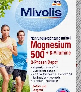 قرص منیزیم 500 و ویتامین B میوولیوس Mivolis