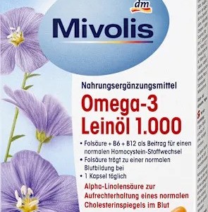 کپسول امگا 3 و  لینولنیک اسید میوولیوس Mivolis