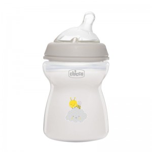 شیشه شیر نچرال 250 میل 2+ ماه چیکو Chicco