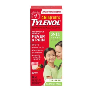 شربت مسکن و تب بر کودکان  تایلنول Tylenol برای ۲ تا ۱۱ سال