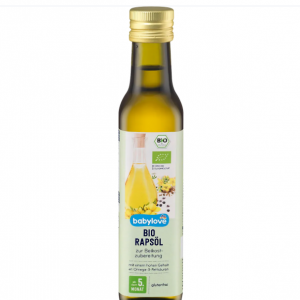 روغن کلزا ارگانیک babylove مخصوص تغذیه کودک و نوزاد