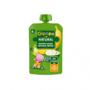 پوره میوه‌ ساندیسی گیپو (Gipopo (Heinz برای 6+ ماه