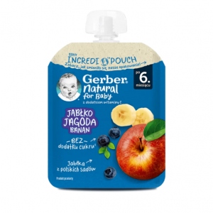پوره میوه‌ ساندیسی گربر Gerber محصول لهستان