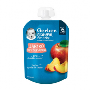 پوره میوه‌ ساندیسی گربر Gerber محصول لهستان