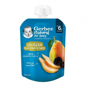 پوره میوه‌ ساندیسی گربر Gerber محصول لهستان