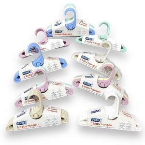 چوب لباسی شش عددی دودی Dodie