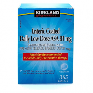 قرص آسپیرین با پوشش روده‌ای کرکلند Kirkland 