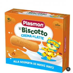بیسکوییت انگشتی با کرم شیر +6 ماه پلاسمون Plasmon پک 320 گرمی