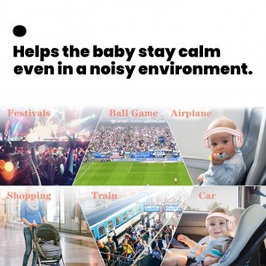 محافظ گوش و صداگیر نوزاد و کودک Baby Earmuff Noise Protection