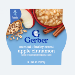 سرلاک آماده جو دوسر و جو با طعم سیب و دارچین گربر Gerber