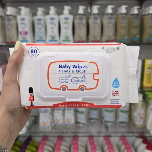 دستمال مرطوب و استریل کننده 80 عددی بی بی سیل Babisil