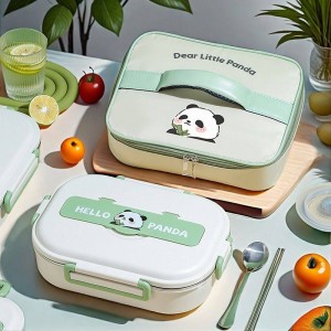 لانچ باکس و ظرف غذای استیل  طرح حیوانات