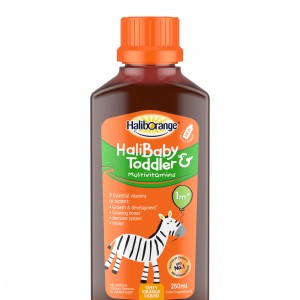 شربت مولتی ویتامین هالیب اورنج Halib orange برای 1+ ماه