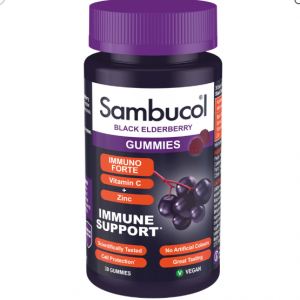 پاستیل تقویت سیستم ایمنی سامبوکل Sambucol Immuno Forte Capsules برای 12+ سال