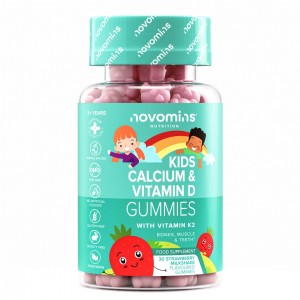 پاستیل ویتامین D و کلسیم Novomins برای 3+ سال