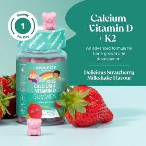 پاستیل ویتامین D و کلسیم Novomins برای 3+ سال