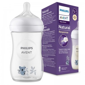 شیشه شیر طرحدار طلقی 260 میل اونت Avent