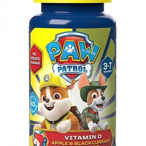 قرص جویدنی ویتامین D سیستم ایمنی سگ های نگهبان Paw Patrol برای 3-7 سال