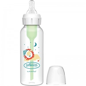 شیشه شیر طلقی طرحدار لاغر آپشن پلاس دکتر براون Dr Brown’s