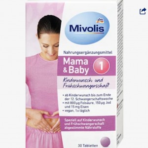 قرص مکمل قبل و هنگام بارداری میوولیوس Mivolis