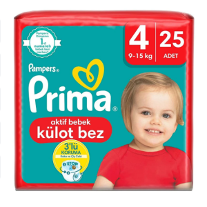 پوشک شورتی پریما پمپرز prima Pampers بسته قرمز تولید لهستان