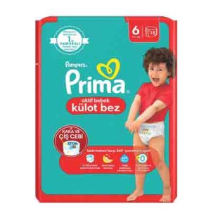 پوشک شورتی پریما پمپرز prima Pampers بسته قرمز تولید لهستان