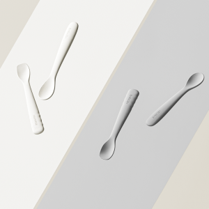 ست ۲ عددی قاشق سیلیکونی کودک هی اور شی He or she