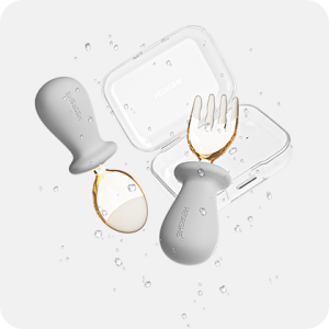 قاشق و چنگال کوچک نوزاد هی اور شی He or she