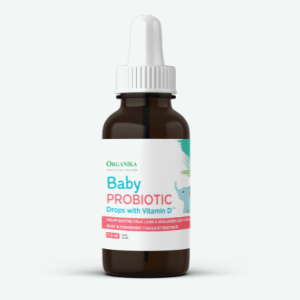 قطره ضد نفخ پروبیوتیک + ویتامین Organika Baby Probiotic Drops  D تولید کانادا