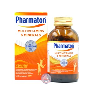 قرص مولتی ویتامین فارماتون Pharmaton حاوی جینسینگ G115 و لسیتین