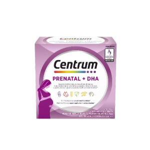 قرص مولتی‌ ویتامین بارداری سنتروم Centrum Prenatal + DHA تولید کانادا