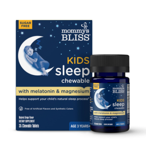 قرص جویدنی خواب مامیز بلس Mommy’s Bliss با ملاتونین و منیزیم