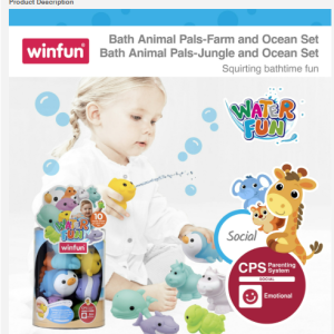 پوپت حیوانات 10 عددی وین‌ فان Winfun