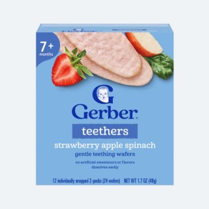 اسنک ویفر دندانی کودک گربر Gerber برای 7+ ماه