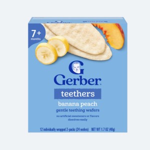 اسنک ویفر دندانی کودک گربر Gerber برای 7+ ماه