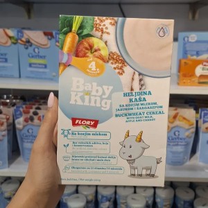 سرلاک و سوپ با شیر بز بیبی کینگ Baby King تولید صربستان