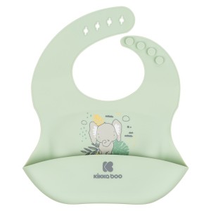پیشبند سیلیکونی کیکابو Kikka Boo طرح حیوانات جنگل