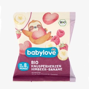 اسنک میوه ای بیبی لاو baby love برای 8+ ماه