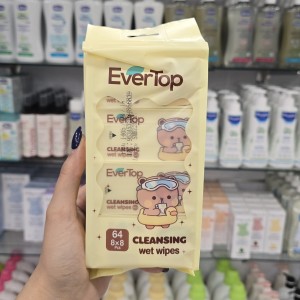 دستمال مرطوب جیبی 64 عددی اورتاپ EverTop