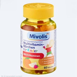 پاستیل مولتی‌ ویتامین کودک میولیس Mivolis