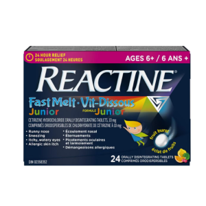 قرص ضدحساسیت و آلرژی حل شونده Reactine