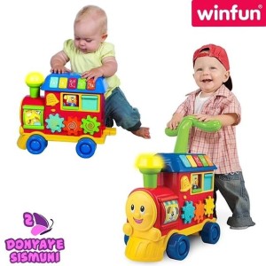 واکر طرح قطار موزیکال 3 کاره برند وین‌فان winfun