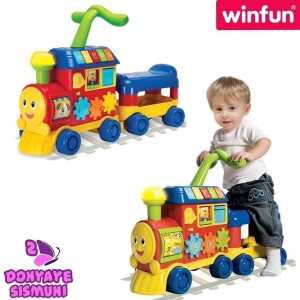 واکر طرح قطار موزیکال 3 کاره برند وین‌فان winfun