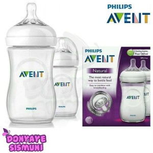 شیشه شیر طلقی و پیرکس 260 میل اونت Avent