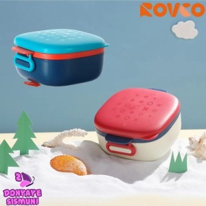 ظرف غذای استیل درب دار 520 میل رووکو Rovco