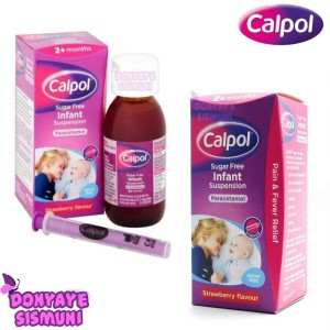 شربت مسکن و تب‌ بر CALPOL مدل ساشه ای