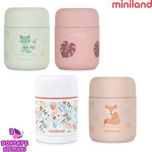 فلاسک غذای استیل دوجداره 600 میل مینی لند Miniland