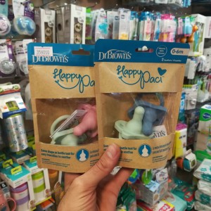 پستانک سیلیکونی 6-0 ماه 2 عددی Happy Paci دکتر براون Dr Brown’s