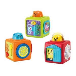 اسباب بازی وین فان مکعب 3عددی WINFUN مناسب برای بازی کودک بالای 3 ماه